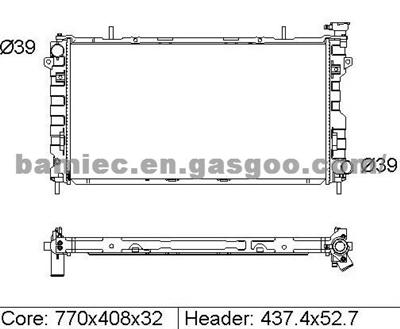 Auto Radiator Dodge 4677524aa