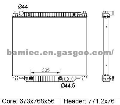 Auto Radiator FORD YC3H8005BA