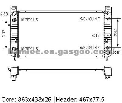 Auto Radiator HUMMER 15193107