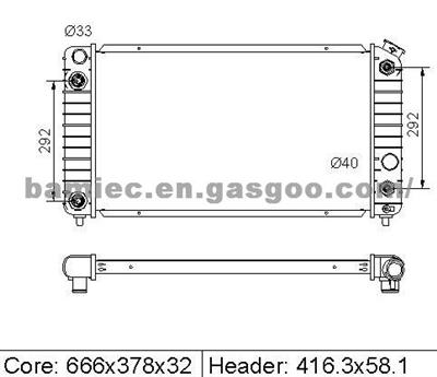 Auto Radiator Isuzu 52462548