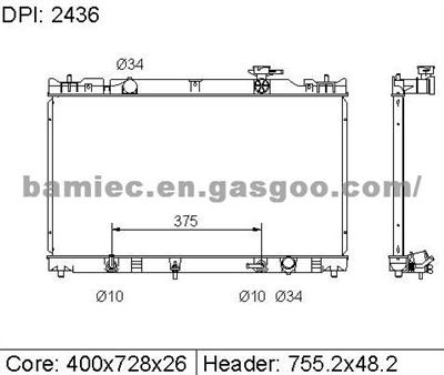 Auto Radiator TOYOTA 164000H130