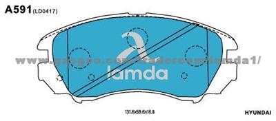 A591 - Hyundai Brake Pads