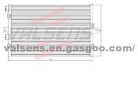 Condenser for Chrysler Pt Cruiser '01-'05 Oe: 5096191aa