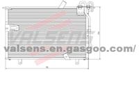 Condenser for Bmw 5 E 34 (88-) M5, 525 Tds Oe: 6453 1 391 393
