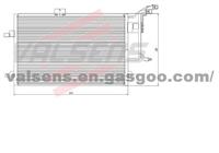 Condenser for Audi A6/ S6 (97-) 2. 5 Tdi Oe: 4b0260401r