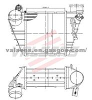 Intercooler Vw Bora (99-)/ Golf Iv (97-) Oe: 1j0145803a/ 1j0145803f/ 1j0145803g/ 1j0145805b