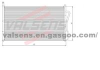 Condenser for FOCUS (98-) 1.4 EFi, 1.6 EFi, 1.8 Efi,1.8 TDDi, 2.0EFi    OE:1062380