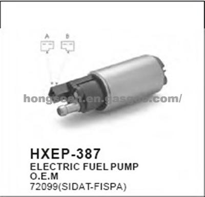 Electric Fuel pump 72099 for SIDAT-FISPA