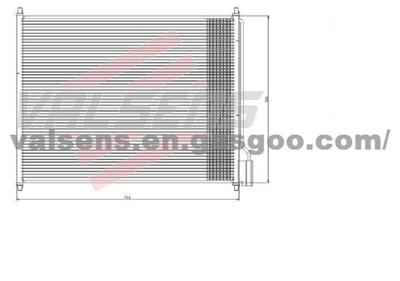 Condenser for Ford F3 Petrol(08-) Oe: 7c3z19712b