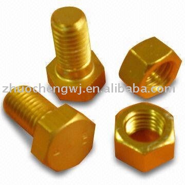 Aluminum bolts and nuts