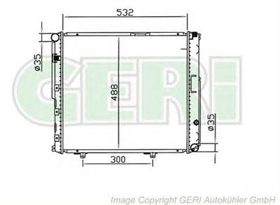 Radiator  for BENZ