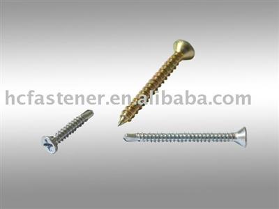 flat head self drilling screw