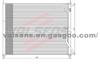 Condenser for VOLVO 940   OE: 1388737