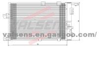 Condenser for ASTRA  G (98-) ,ZAFIRA (99-) 1.6i 16V, 1.8i 16V, 2.0i 16V, 2.2i 16V   OE:1850 055