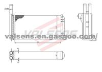 FORD Heater Escort/ Orion OE:1050091/ 1086521/ 1107449/ 6183117/ 91AG18B539AA