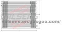 Condenser for TOYOTA LAND CRUISER3400/LJ95/VZ95/PRODA97KZJ95     OE:88460-60250
