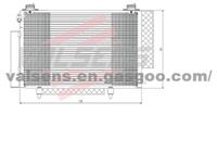 Condenser for TOYOTA  VIOS (MIDDLE EAST)     OE:88450-52081