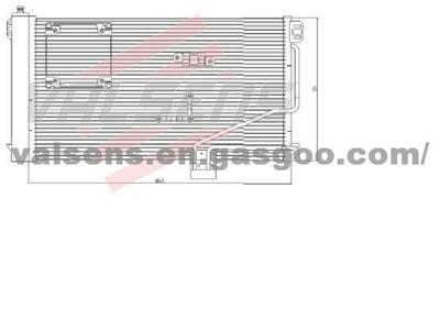 Condenser for M. BENZ C-CLASS W203    OE:2035001054