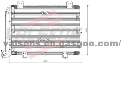 Condenser for M. BENZ W202 '94>'97 OLD       OE:W202 830 0870