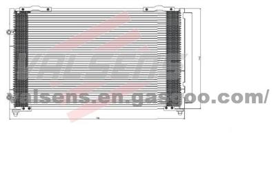 Condenser for VW GOLF 3/VENTO 91-'97   OE:1H1820413A