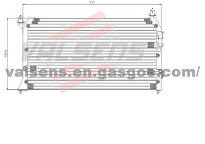 Condenser for TOYOTA SIENNA '98/'01      OE:88460-08010