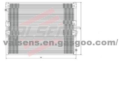 Condenser for TOYOTA PRADO 3400 NEW     OE:88460-60250