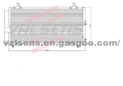 Condenser for TOYOTA TERCEL    OE:88460-16490