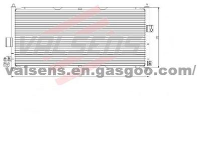 Condenser for NISSAN ALMERA N16 (00-) 1.5I 16V, 1.8I 16V    OE:92110-AU400