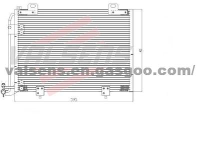 Condenser for M. BENZ (UCM)'98>02' NEW;C-CLASS(98-)       OE:W202 830 0970