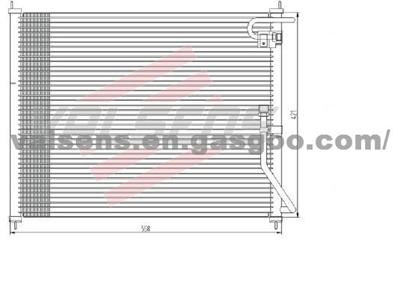 Condenser for VOLVO 940   OE: 1388737