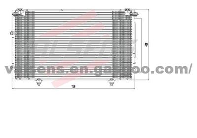 Condenser for TOYOTA CAMRY 2.4(01-)      OE:88460-06070