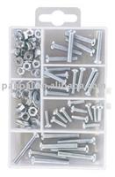 102pcs Screw&nut Assortment(machine Screw, Hex Nut)