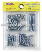 50pcs Nut&machine Screw Set(diy Kit, Fastener Set)