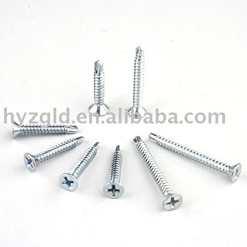 Self Drilling Screws Flat Head DIN7505P