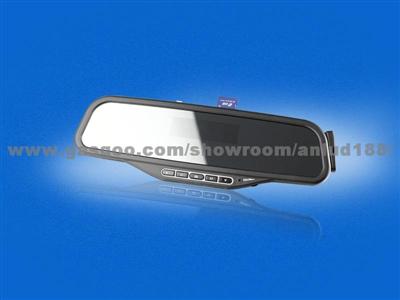 Car Bluetooth Mirror with Record and Play Function Ald09