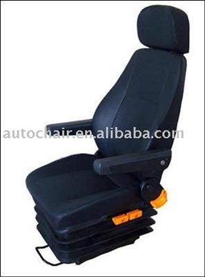 Air suspension seat for trucks