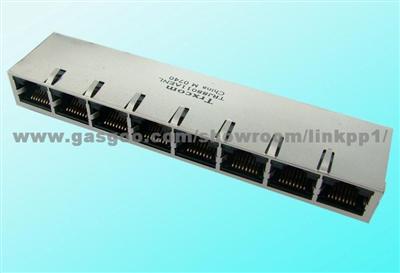 Rj45 Modular Jack Connector with Magnetic