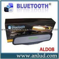 Iphone Blutooth Car Kit Handsfree Mirror with Mp3 Function