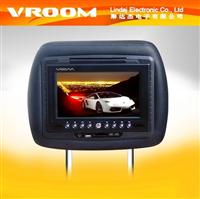 Car Dvd Player 7 Inch Headrest Dvd Player Headrest Monitor with Game Function, Usb, Sd, Ir, Fm, Speaker