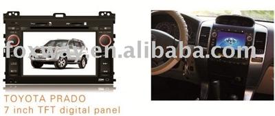 7 Inch Car Dvd Gps for Toyota Prado