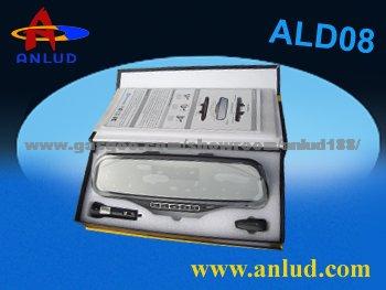 Iphone Blutooth Car Kit Handsfree Mirror with Mp3 Function