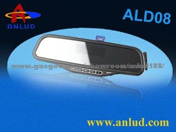 Iphone Blutooth Car Kit Handsfree Mirror with Mp3 Function