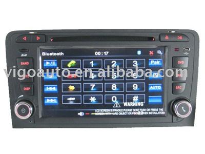 7'' Car Dvd Player Gps Navigation for Audi A3 16: 9 High Definition