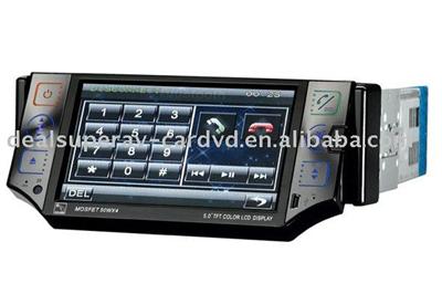 5. 0-inch Touchscreen Car Dvd Player with Rds Function, Tv-tuner, Bluetooth.