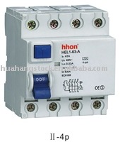 HEL1-II Residual current circuit breaker RCCB  RCD