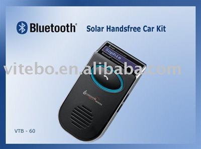 solar bluetooth car accessories handsfree kits reversible display