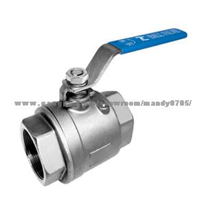 2-pc Stainlsss Steel Ball Valve