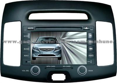 Elantra Car Gps with Dvd+bluetooth+mp3+ipod/ Usb/ Sd Slot+digital Tv