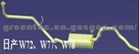 Muffler Nissan W72(w77, W78)