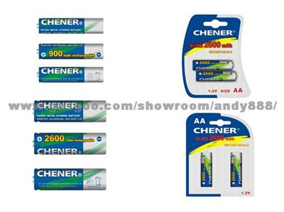 Consumer Ni-mh Rechargeable Battery Industrial Ni-mh Rechargeable Batteries